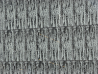 901182 Afbeelding van enkele met aren gedecoreerde ruiten in de glazen gevel van de Universiteitsbibliotheek Uithof ...